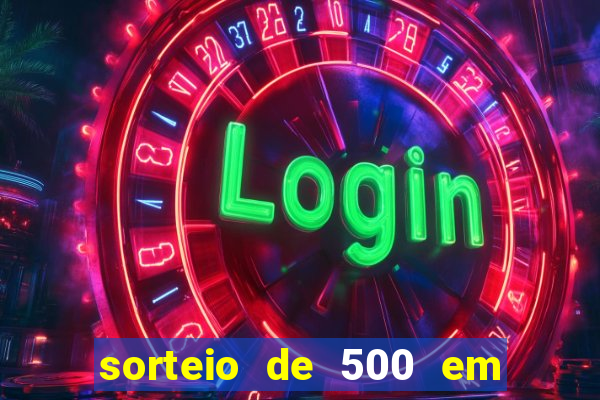 sorteio de 500 em cash toda segunda feira novibet